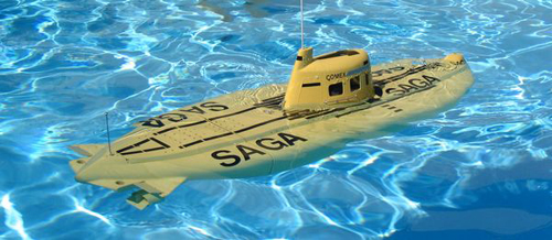 Maquette du sous-marin SAGA
